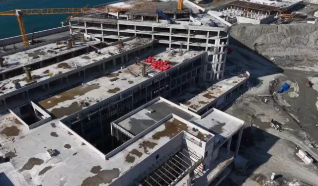 Rize Şehir Hastanesi İnşaatı Hızla İlerliyor