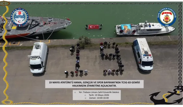 TCSG-83 Gemisi Trabzon’da Ziyarete Açılıyor