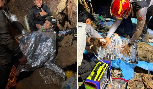 Laos'taki Mağarada 5 Kişi Kurtarıldı