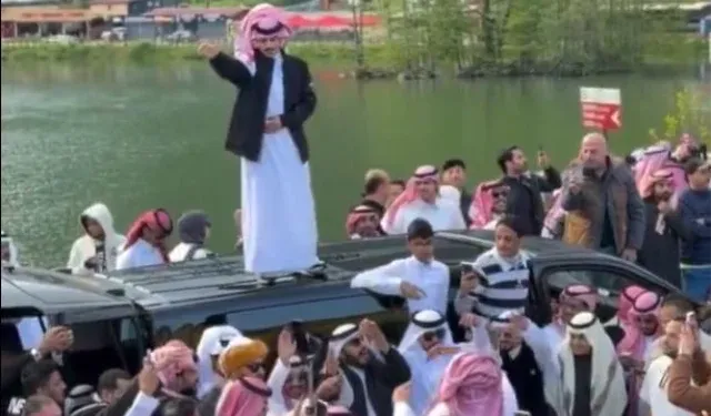 Bayramda Uzungöl'e Arap Turist Yoğunluğu Yaşandı