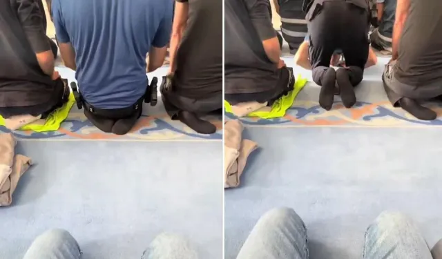Cuma Namazındaki Görüntü Sosyal Medyada Gündem Oldu