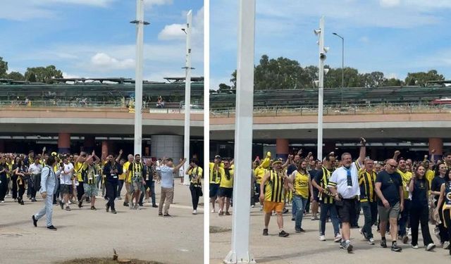 Fenerbahçe Taraftarından Atina’da Dikkat Çeken Tezahürat