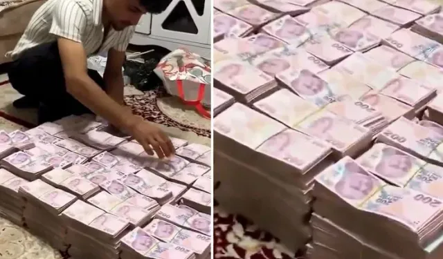 Besicinin Para Sayma Videosu Sosyal Medyada Gündem Oldu