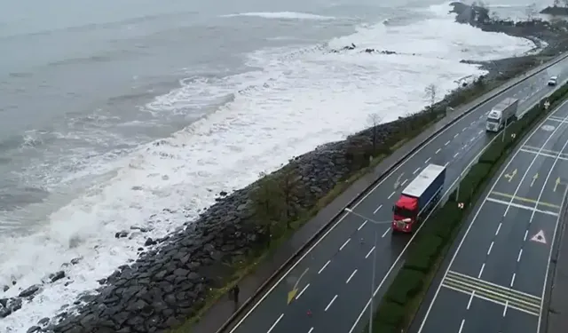 Trabzon-Rize Sahil Yolunda Kontrollü Ulaşım Uyarısı