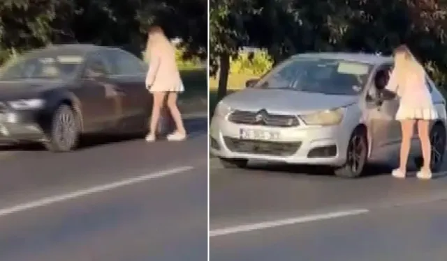 E-5'te Tehlikeli Anlar! Trafiği Birbirine Kattı