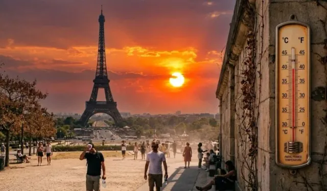 Paris'te Aşırı Sıcak Alarmı! 109 Kişi Yaşamını Yitirdi