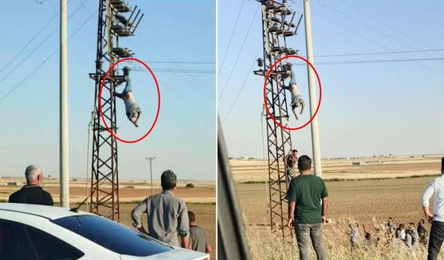 Akçakale'de Direkte Akıma Kapılan İşçi Ağır Yaralandı