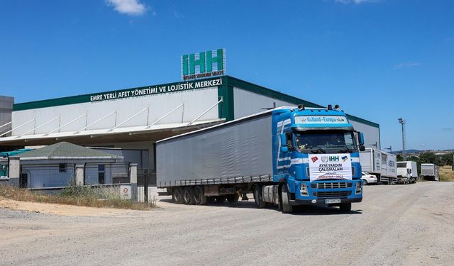 İHH'dan Ukrayna'ya 4 TIR İnsani Yardım Desteği