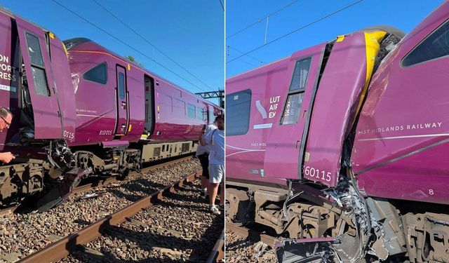 İngiltere'de İki Tren Çarpıştı: 89 Yaralı
