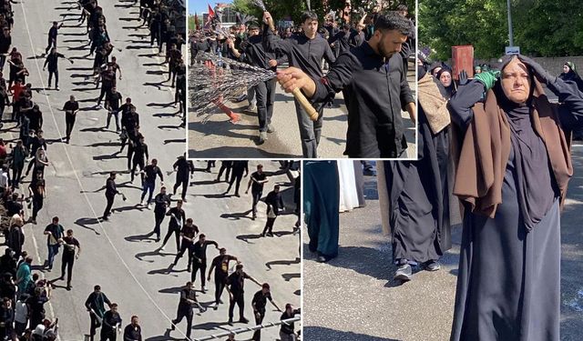 Kars'ta Kerbela Şehitleri İçin Matem Yürüyüşü Düzenlendi