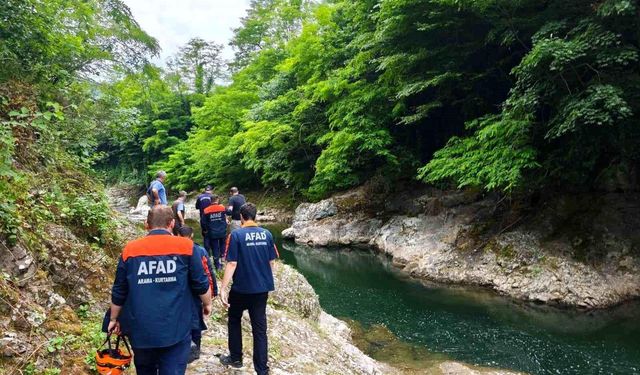 Ordu'da Irmağa Düşen Kişiden Üzücü Haber