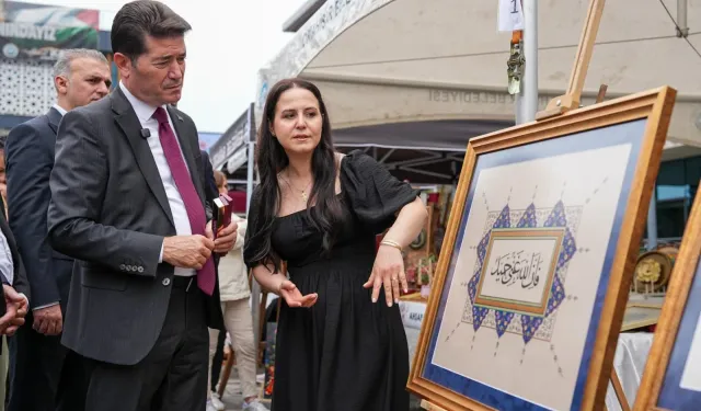 Ortahisar'da El Emeği Ürünler Sergilendi