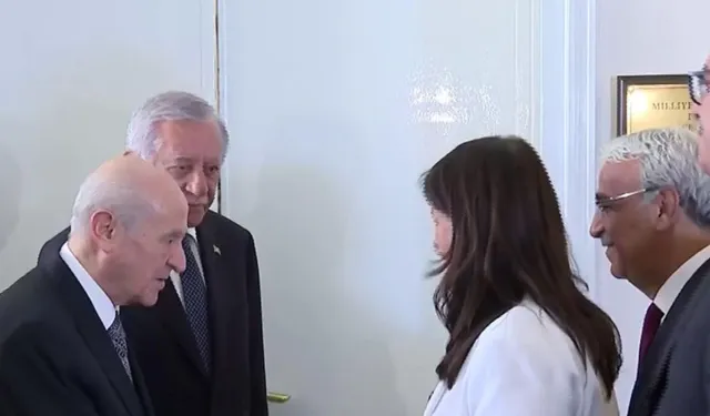 DEM Parti Heyeti Bahçeli İle Görüştü