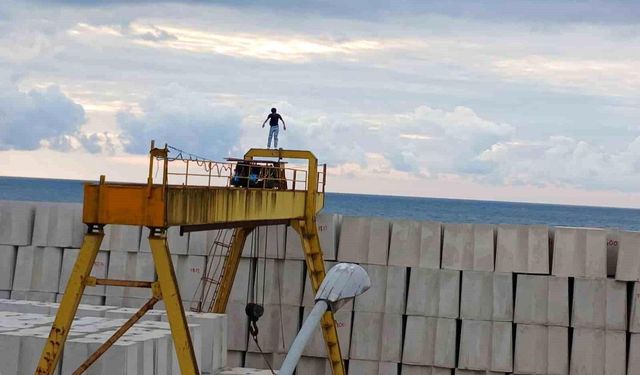 Faroz Limanı’nda Tehlikeli Görüntüler