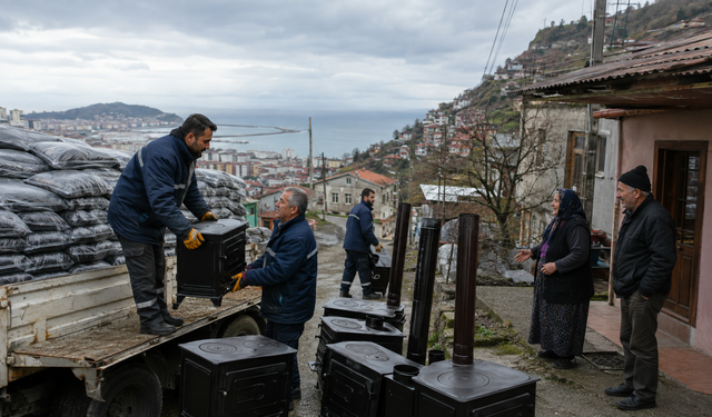 Trabzon'da İhtiyaç Sahiplerine Isınma Desteği