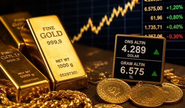 Altın Rekor Tazeledi: Gram Fiyatı 6 Bin 575 TL’yi Gördü