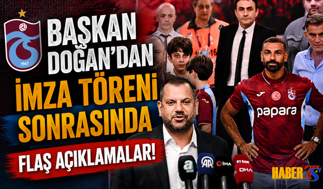 Başkan Doğan'dan Transfer Açıklaması! İşte Detaylar..