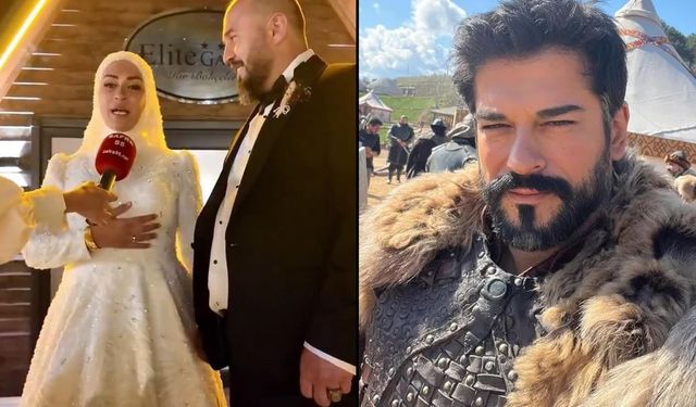 Burak Özçivit’in Kardeşi Bafra’da Evlendi