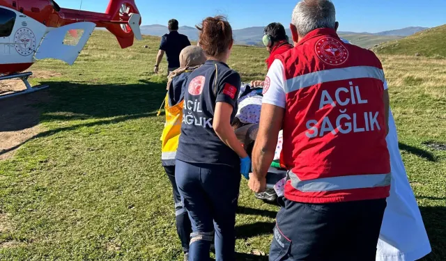 Trabzon’da Ambulans Helikopter Seferberliği