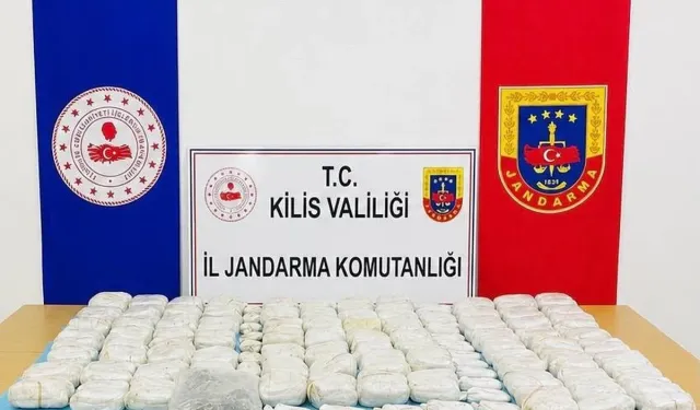 Kilis'te 90,5 Kilogram Yasaklı Madde Ele Geçirildi
