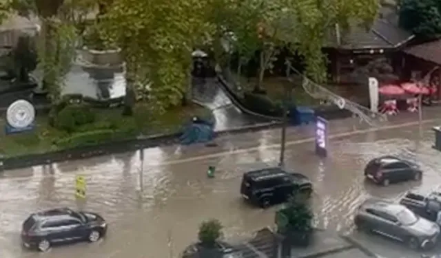 Rize’de Sağanak Yağış Hayatı Olumsuz Etkiledi
