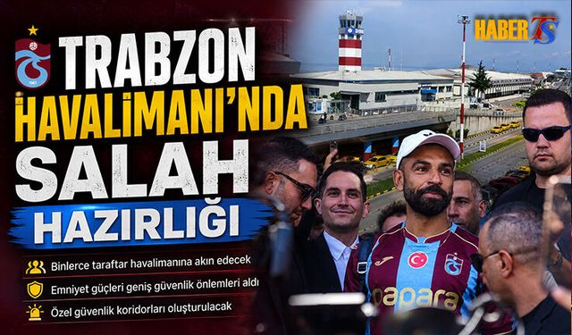 Trabzon’da Mohamed Salah İçin Güvenlik Alarmı