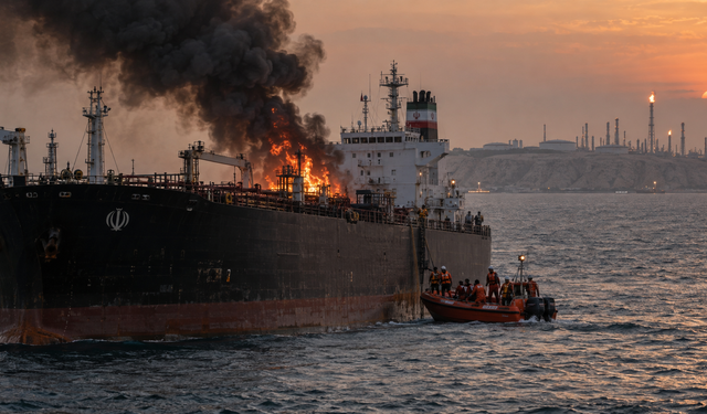 İran’da Petrol Tankerine Saldırı İddiası