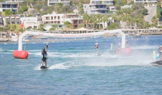 Bodrum'da Su Jeti Heyecanı: 83 Sporcu Yarıştı