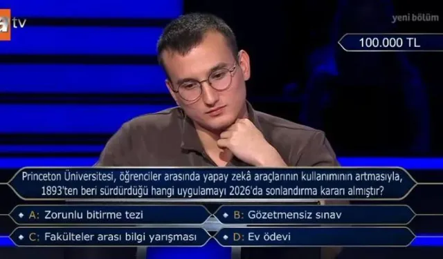 Princeton'ın 133 Yıllık Uygulaması Sona Erdi