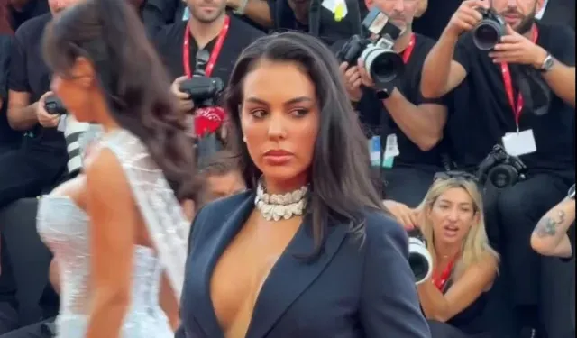 Georgina’nın Yanında Poz Vermek İstedi, Olanlar Gündem Oldu