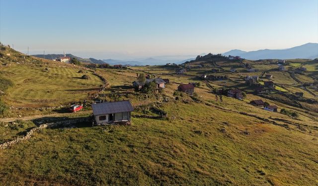 Çaykara Yaylalarında Sonbahar Renkleri Başladı