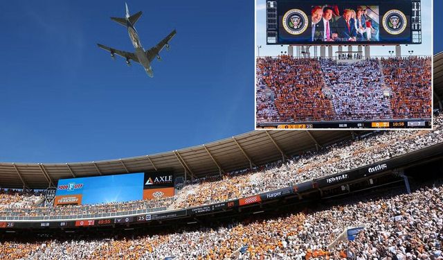 Air Force One’dan Maç Öncesi Dikkat Çeken Geçiş