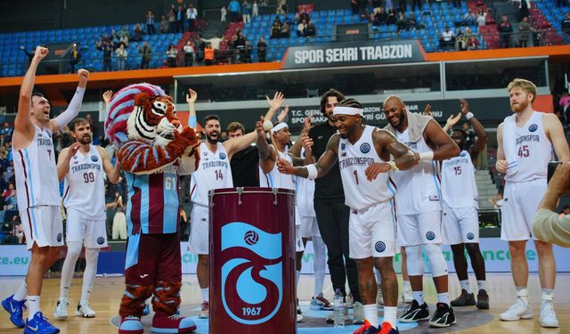 Trabzonspor Basketbol Avrupa’da 2’de 2 Yaptı