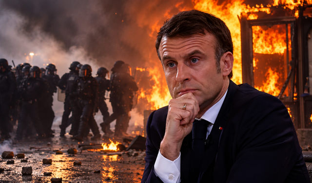 Fransa’da Protestolar Büyüdü: Macron’dan Sert Mesaj