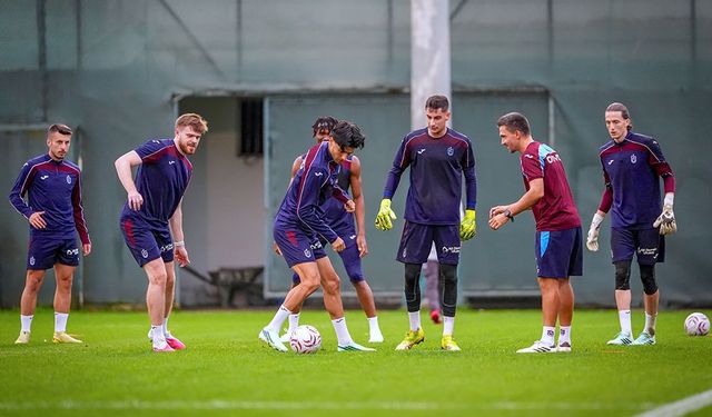 Trabzonspor Hearts Maçı Hazırlıklarını Tamamladı