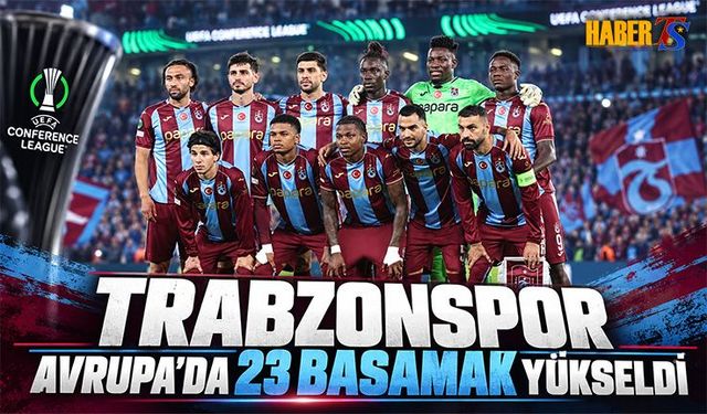 Trabzonspor UEFA Sıralamasında 23 Basamak Yükseldi