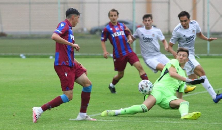 Trabzonspor'un Gençlerinden Beşiktaş'a Gol Yağmuru