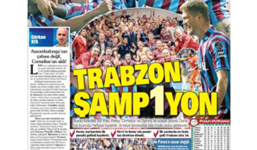 Spor Toto Süper Lig'in 34. haftasında Adana Demirspor evinde Trabzonspor ile kozlarını paylaştı.