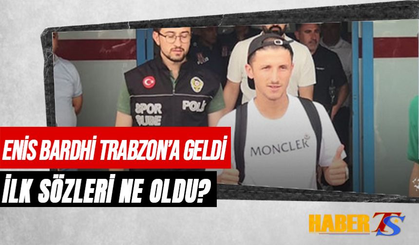 Trabzonspor'un Yeni Transferi Enis Bardhi Trabzon'a Geldi