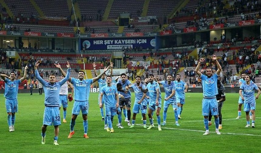 Trabzonspor'un Muhteşem Geri Dönüşleri