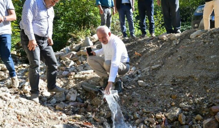 Trabzon’da 100 yıllık su sorunu tarihe karışacak