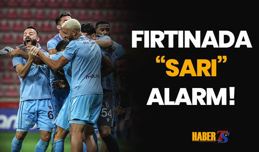 Trabzonspor'da 'Sarı' Alarm!