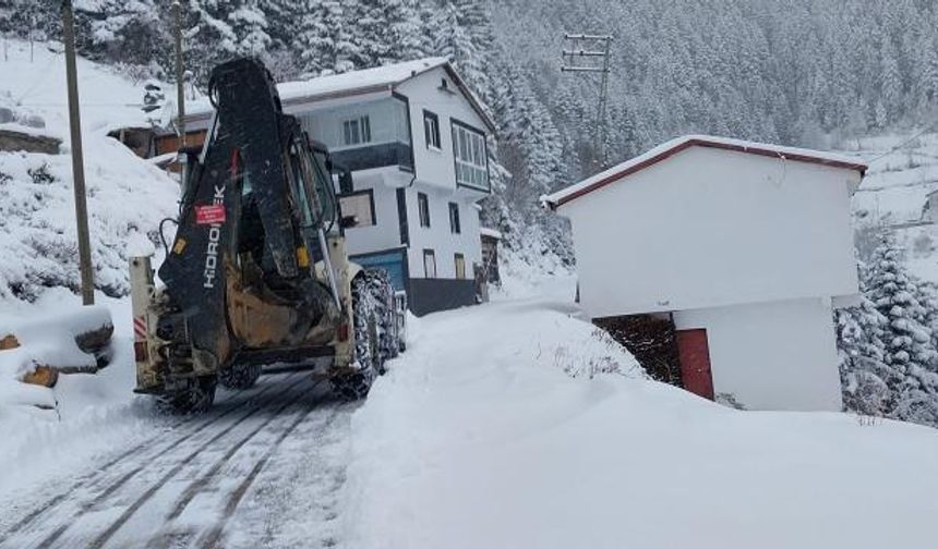 Trabzon'da karla mücadele çalışmaları başladı