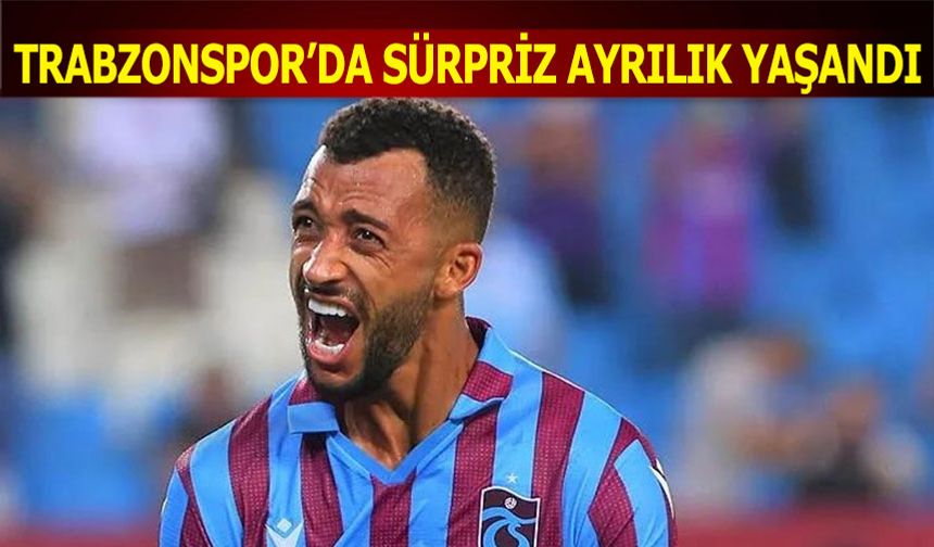 Trabzonspor'da Flaş Ayrılık Yaşandı