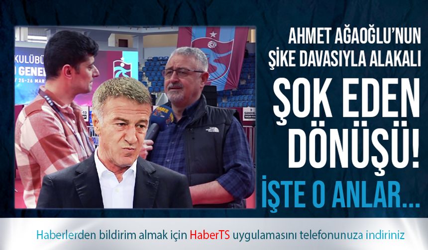 Trabzonspor'un Eski Başkanı Ahmet Ağaoğlu'nun Tepki Çeken Görüntüleri