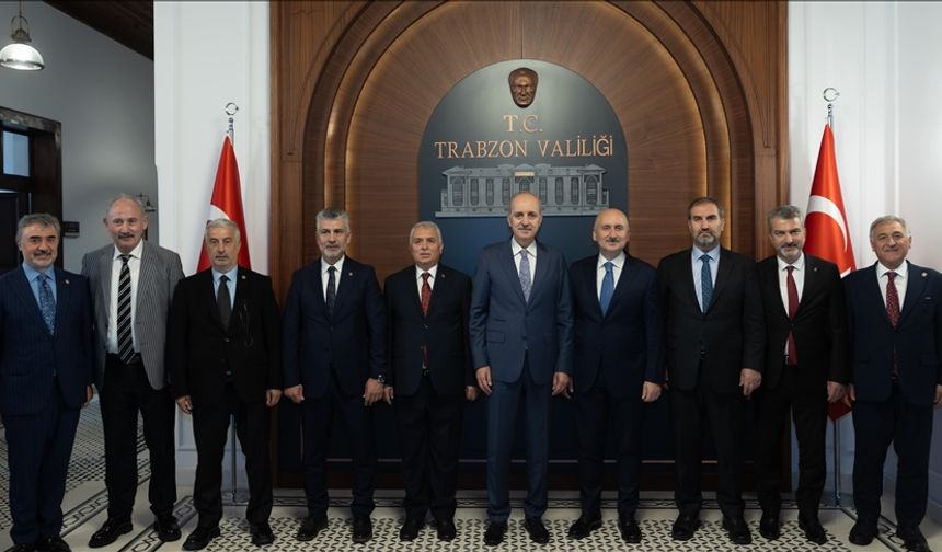 TBMM Başkanı Kurtulmuş'un Trabzon ziyaretinden detaylar