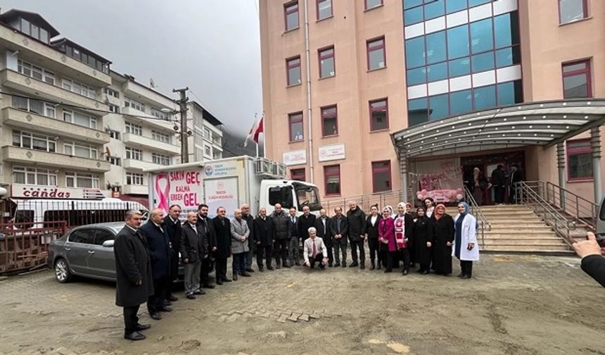 Trabzon Maçka'da mobil mamografi aracı hizmet verecek
