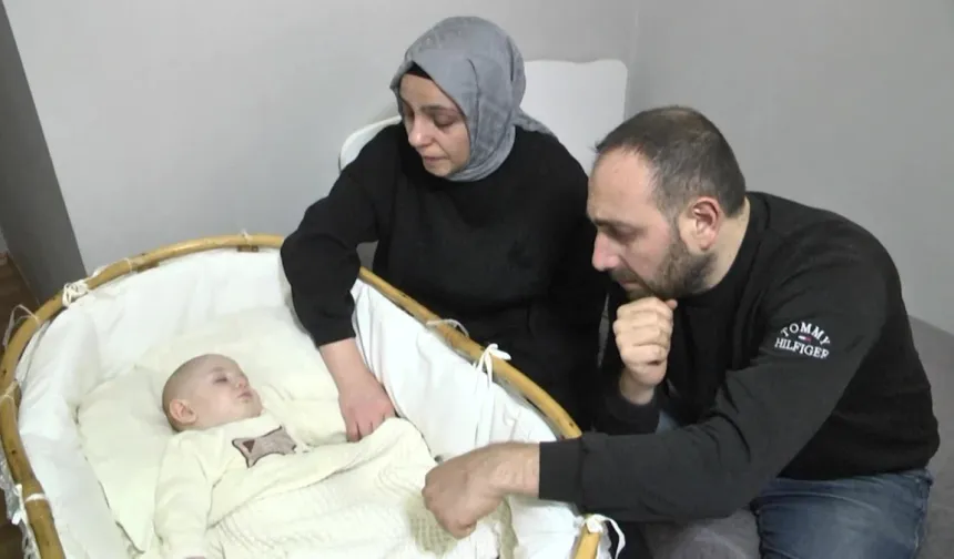 Trabzon'da SMA Tip 1 hastası bebek için yardım kampanyası