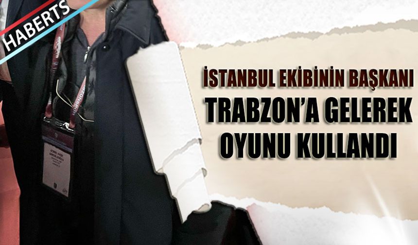İstanbul Ekibinin Başkanı Trabzonspor Divan Kurulu'nda Oyunu Kullandı