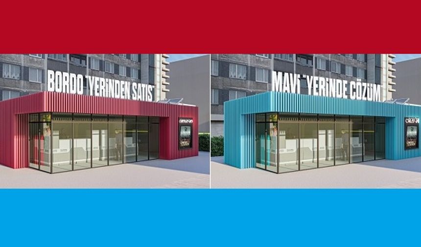 AK Parti Ortahisar adayı Ergin Aydın'ın 'Bordo-Mavi' kiosk projesi